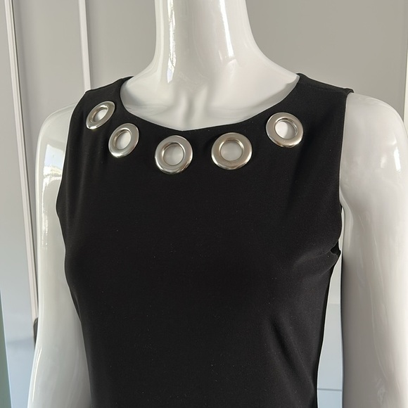 Joseph Ribkoff Grommet Sheath Dress - Picture 3 of 9